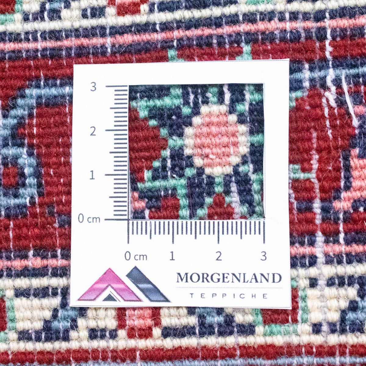 Persisk tæppe - Bijar - 90 x 70 cm - blå