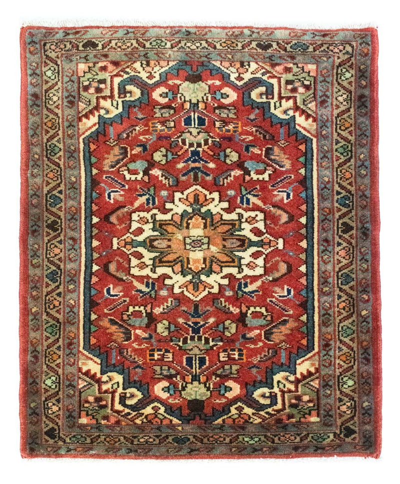 Persisk tæppe - Nomadisk - 80 x 65 cm - rød