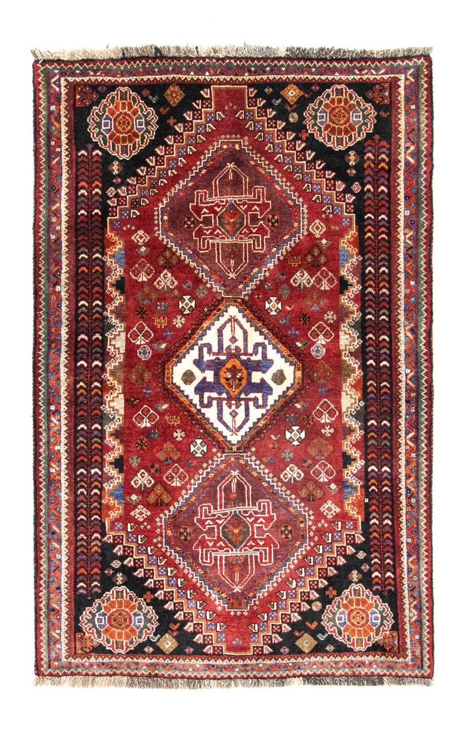 Persisk tæppe - Nomadisk - 170 x 114 cm - rød