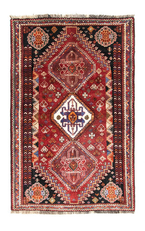 Persisk tæppe - Nomadisk - 170 x 114 cm - rød
