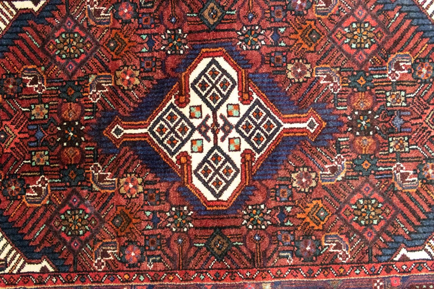 Persisk tæppe - Nomadisk - 124 x 80 cm - brun