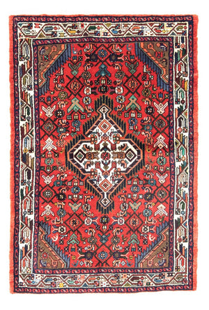 Persisk tæppe - Nomadisk - 122 x 85 cm - rød