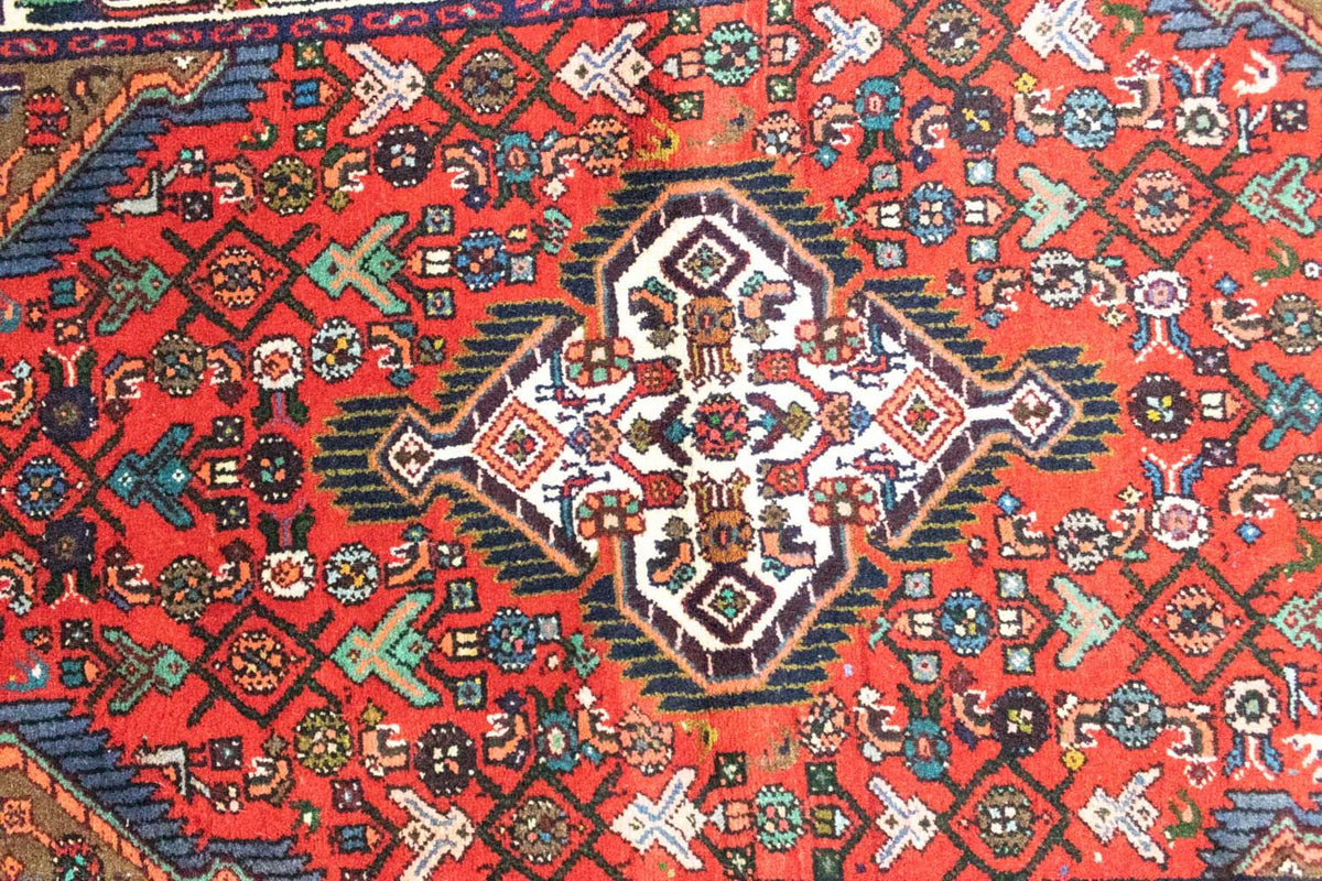 Persisk tæppe - Nomadisk - 122 x 85 cm - rød