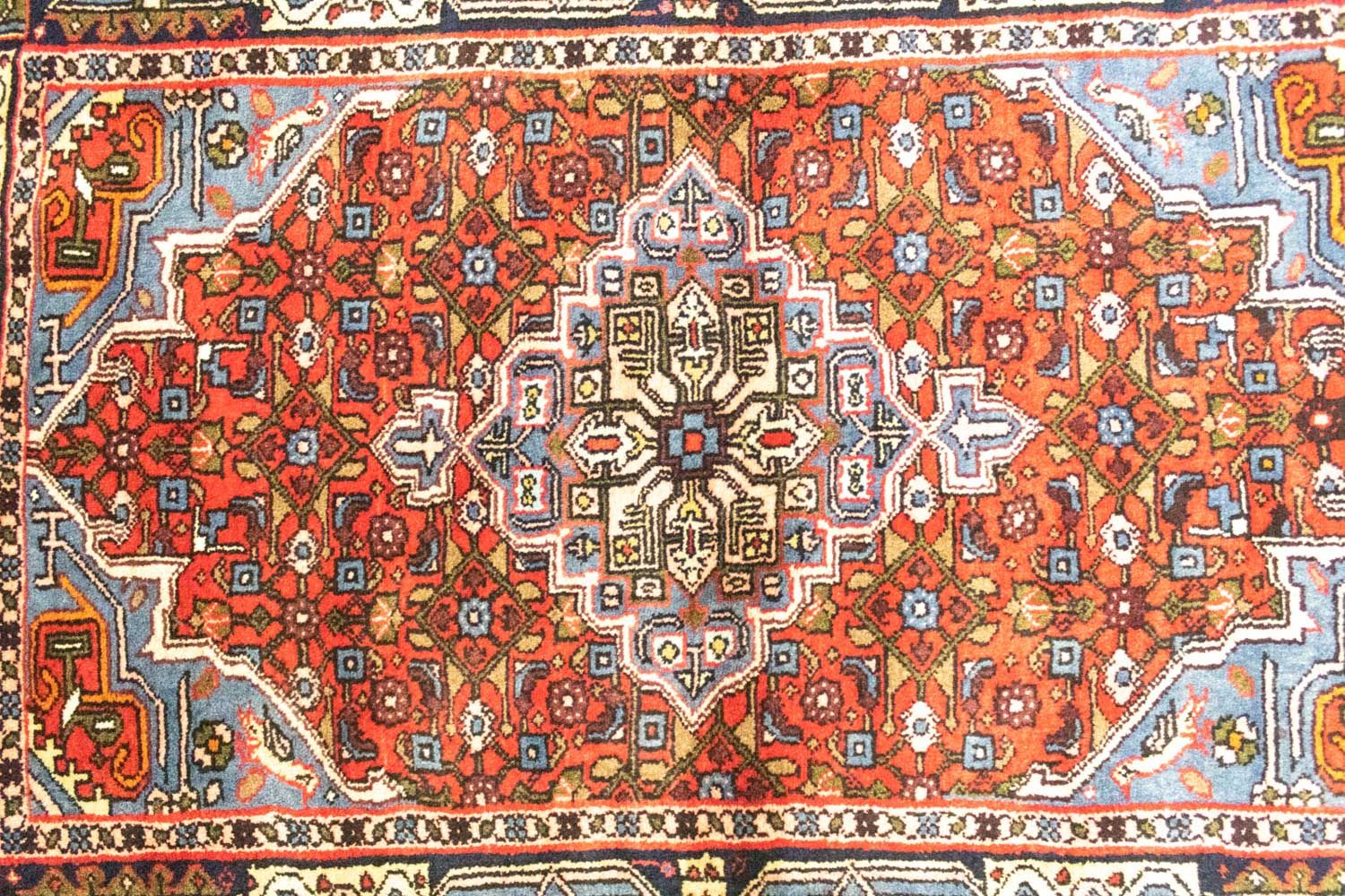 Persisk tæppe - Nomadisk - 130 x 85 cm - rød