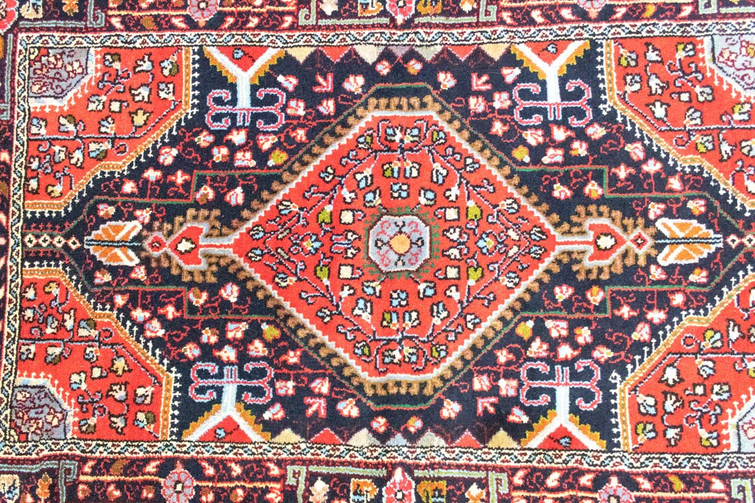 Persisk tæppe - Nomadisk - 130 x 85 cm - blå