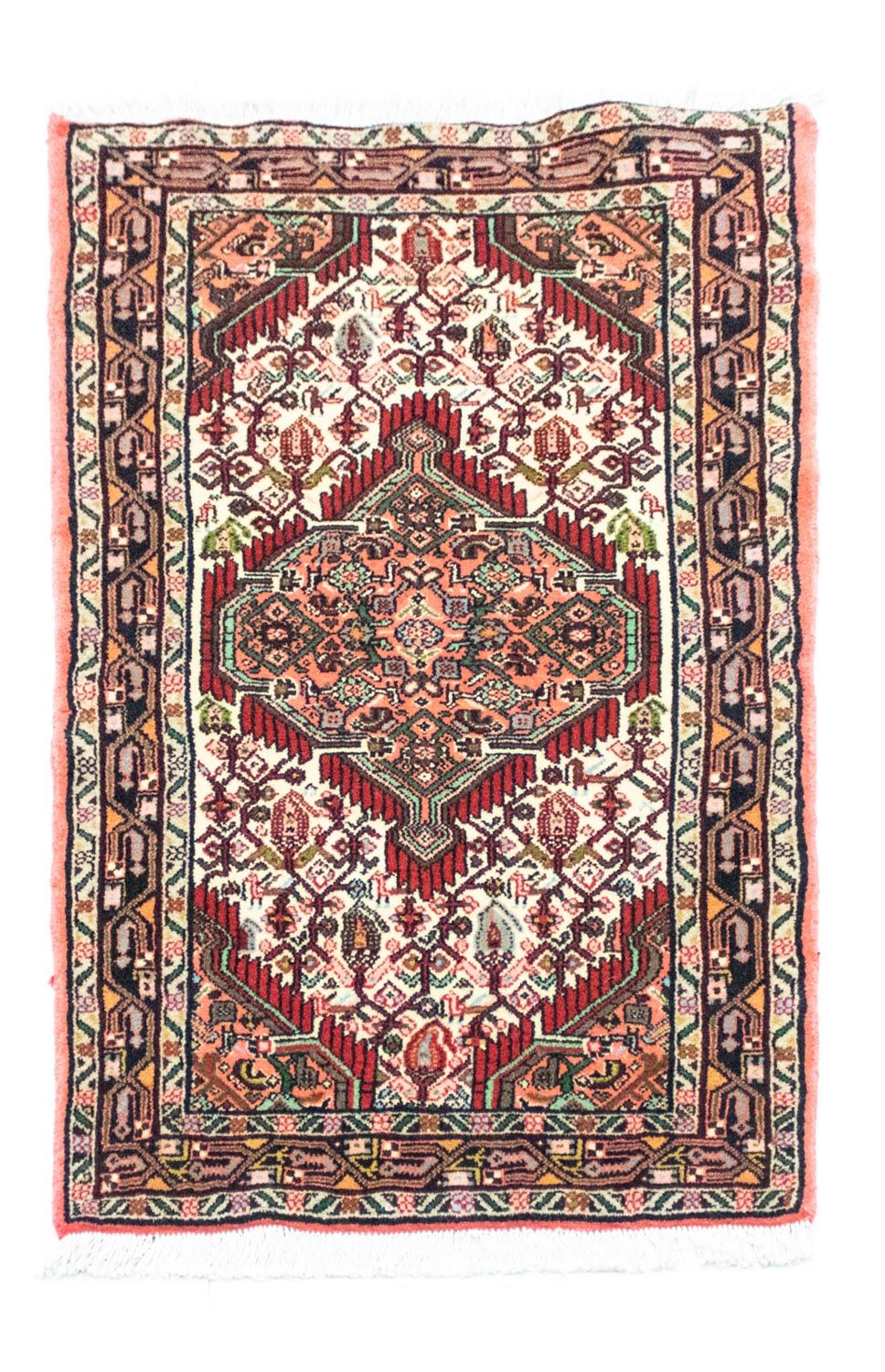 Persisk tæppe - Nomadisk - 138 x 80 cm - beige