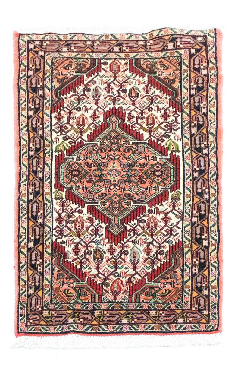 Persisk tæppe - Nomadisk - 138 x 80 cm - beige