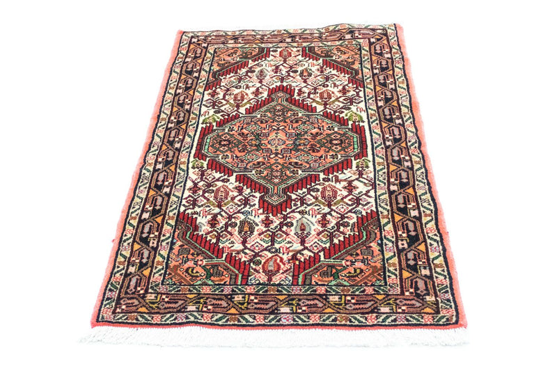 Persisk tæppe - Nomadisk - 138 x 80 cm - beige