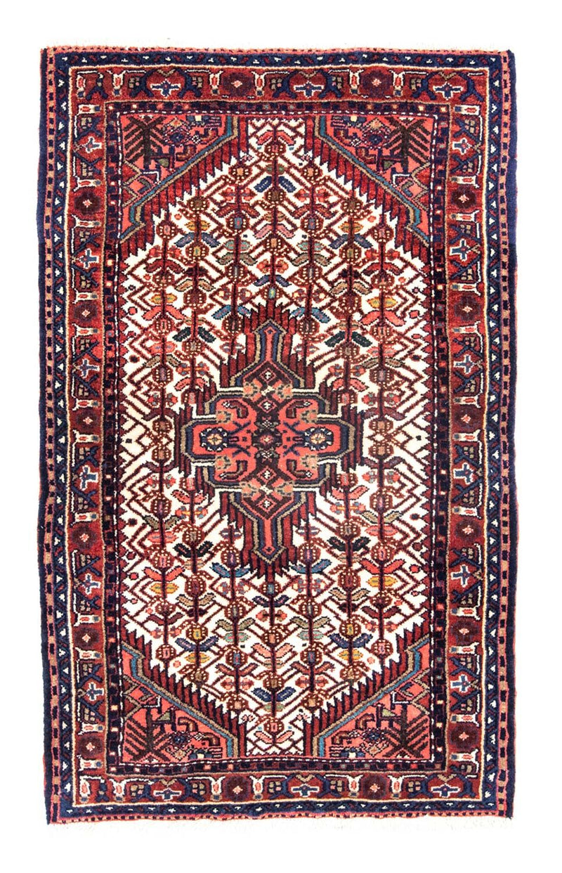 Persisk tæppe - Nomadisk - 136 x 84 cm - rød