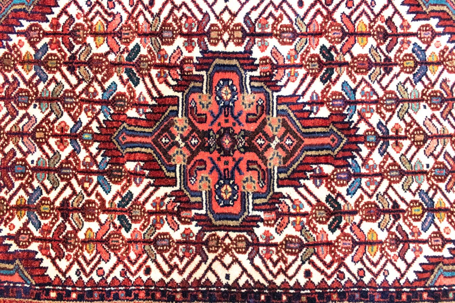 Persisk tæppe - Nomadisk - 136 x 84 cm - rød
