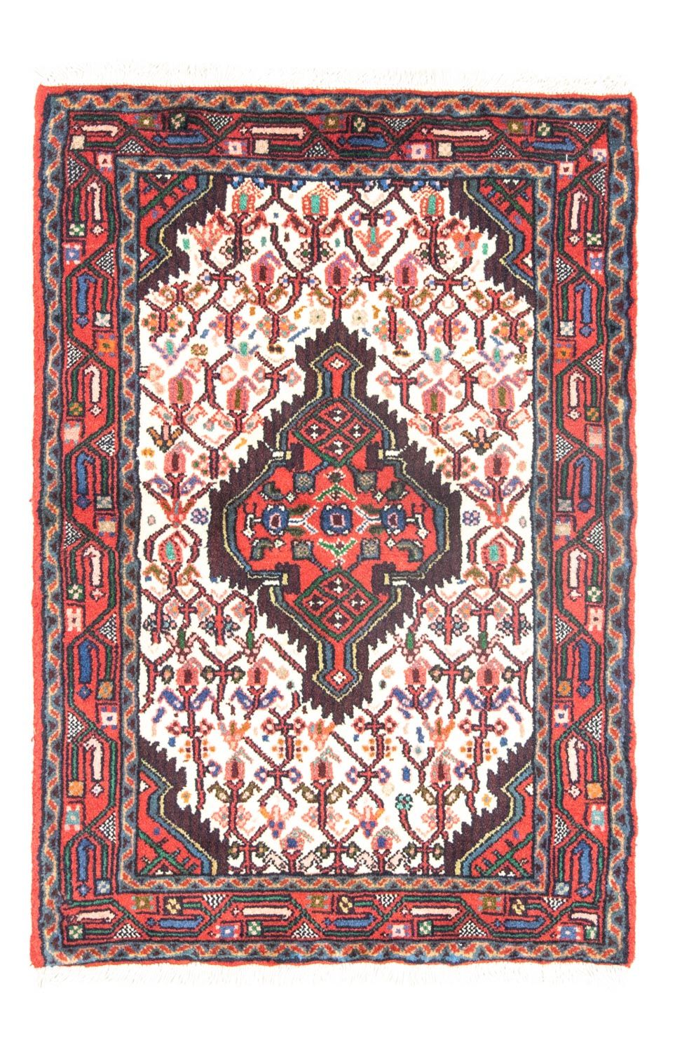 Persisk tæppe - Nomadisk - 107 x 74 cm - rød