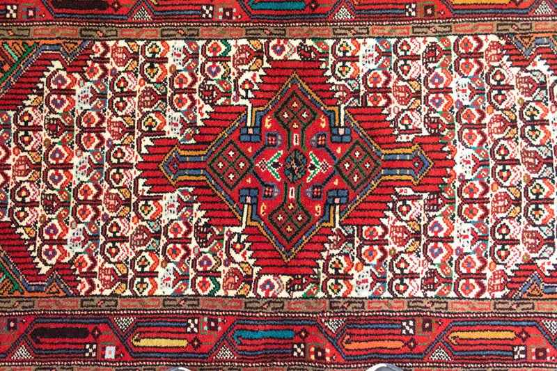 Persisk tæppe - Nomadisk - 142 x 80 cm - rød