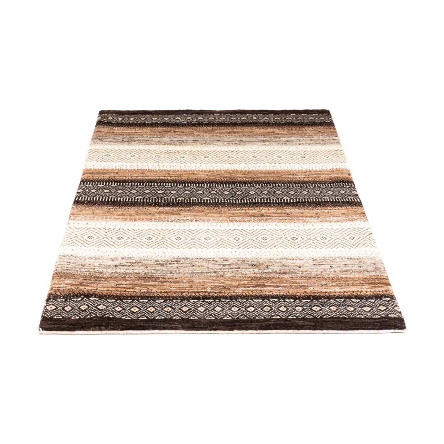 Gabbeh Tæppe - Loribaft Persisk - 150 x 93 cm - natur