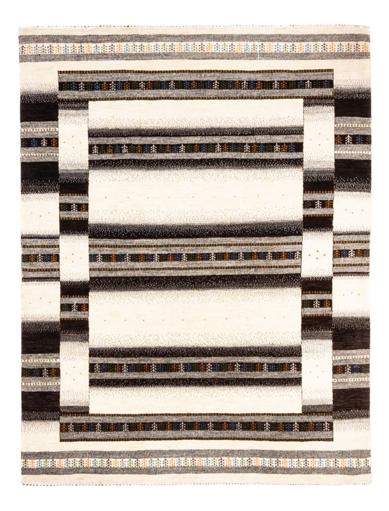 Gabbeh Tæppe - Loribaft Persisk - 278 x 211 cm - creme