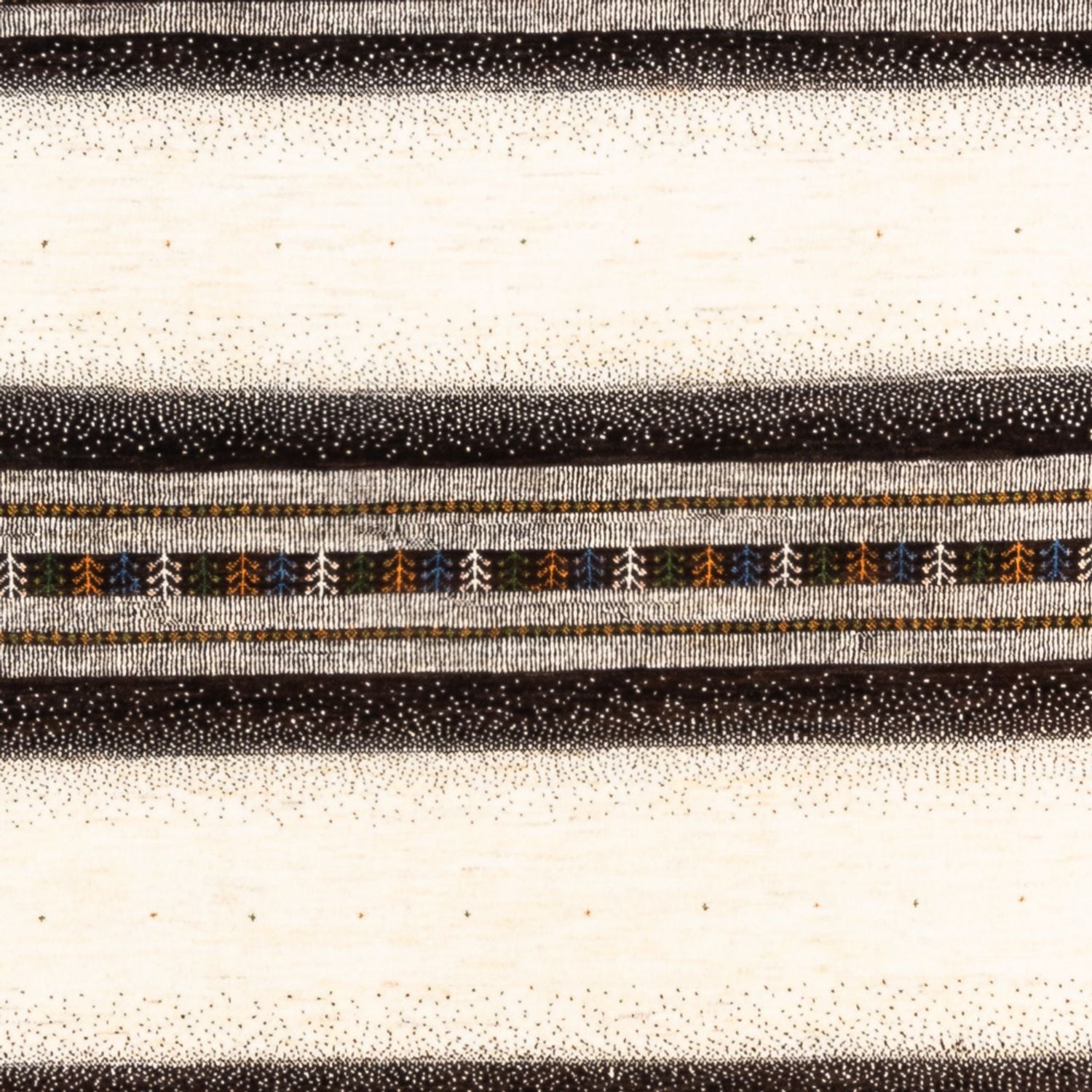 Gabbeh Tæppe - Loribaft Persisk - 278 x 211 cm - creme