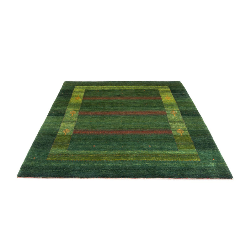 Gabbeh Tæppe - Loribaft Persisk - 245 x 175 cm - grøn