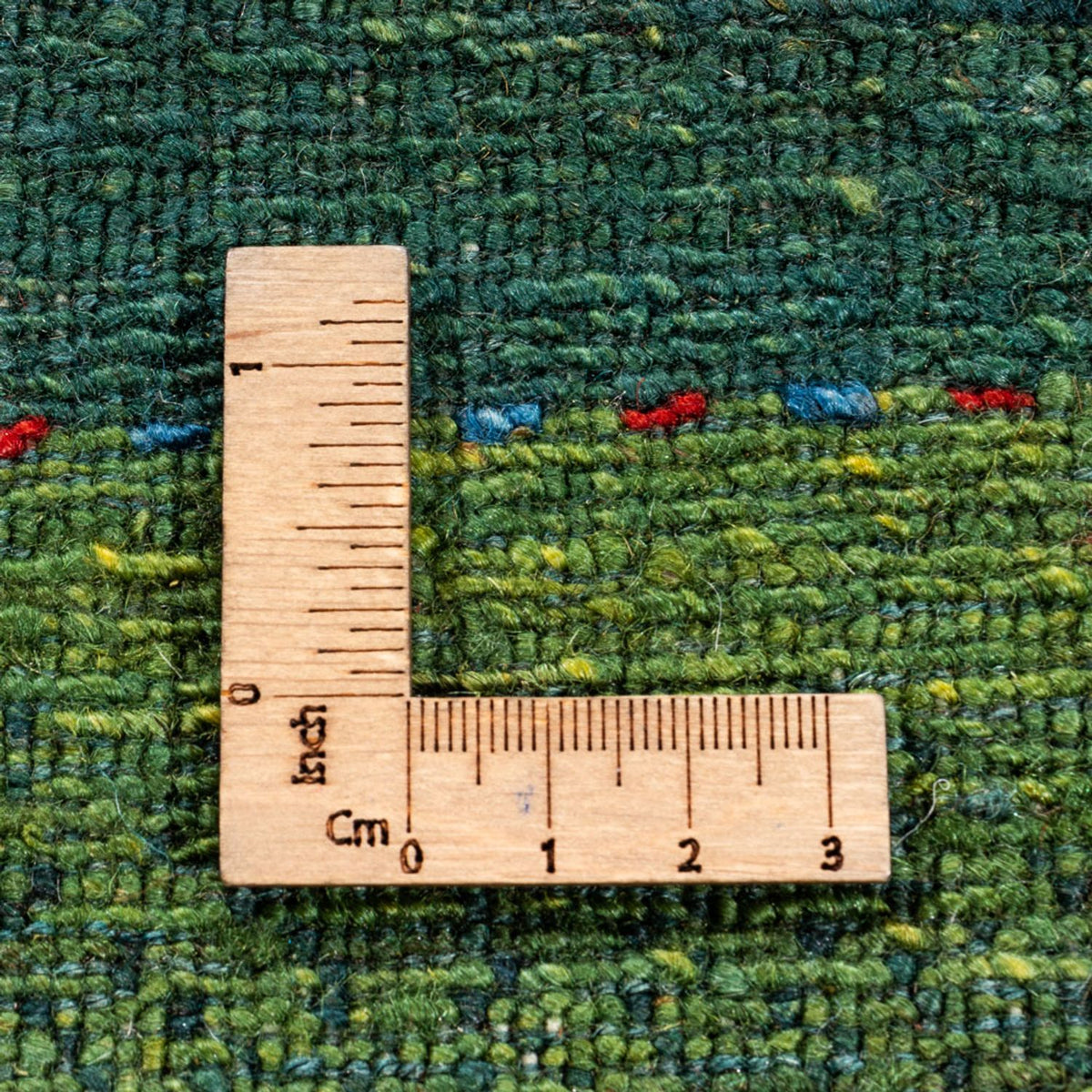 Gabbeh Tæppe - Loribaft Persisk - 245 x 175 cm - grøn