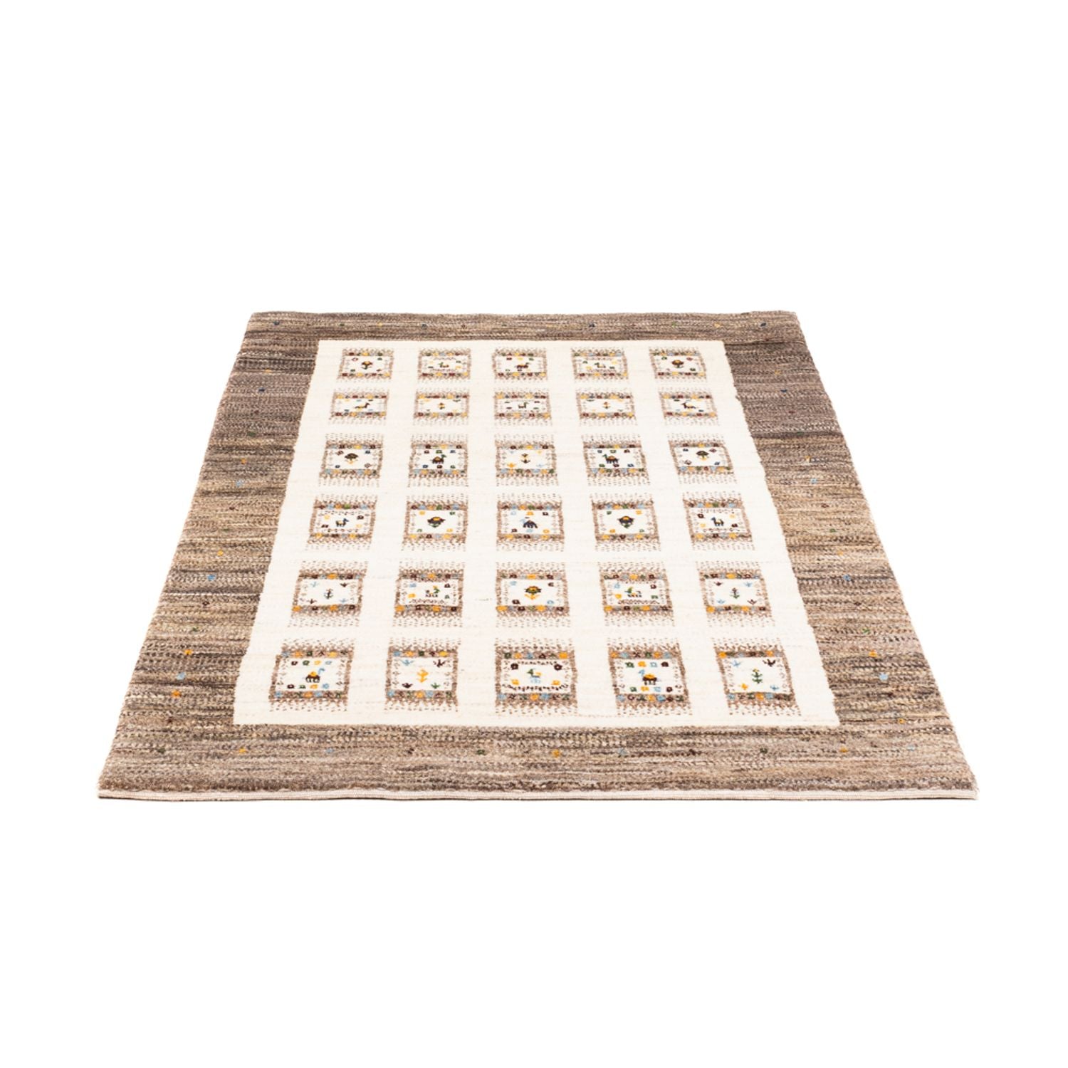 Gabbeh Tæppe - Loribaft Persisk - Royal - 164 x 101 cm - natur