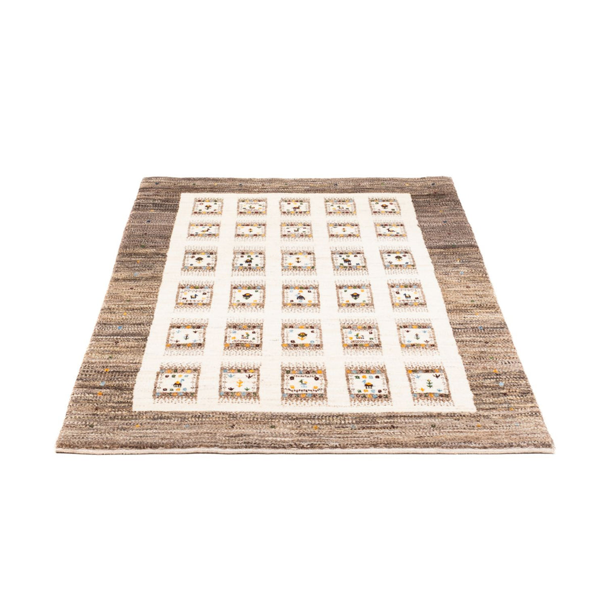 Gabbeh Tæppe - Loribaft Persisk - Royal - 164 x 101 cm - natur