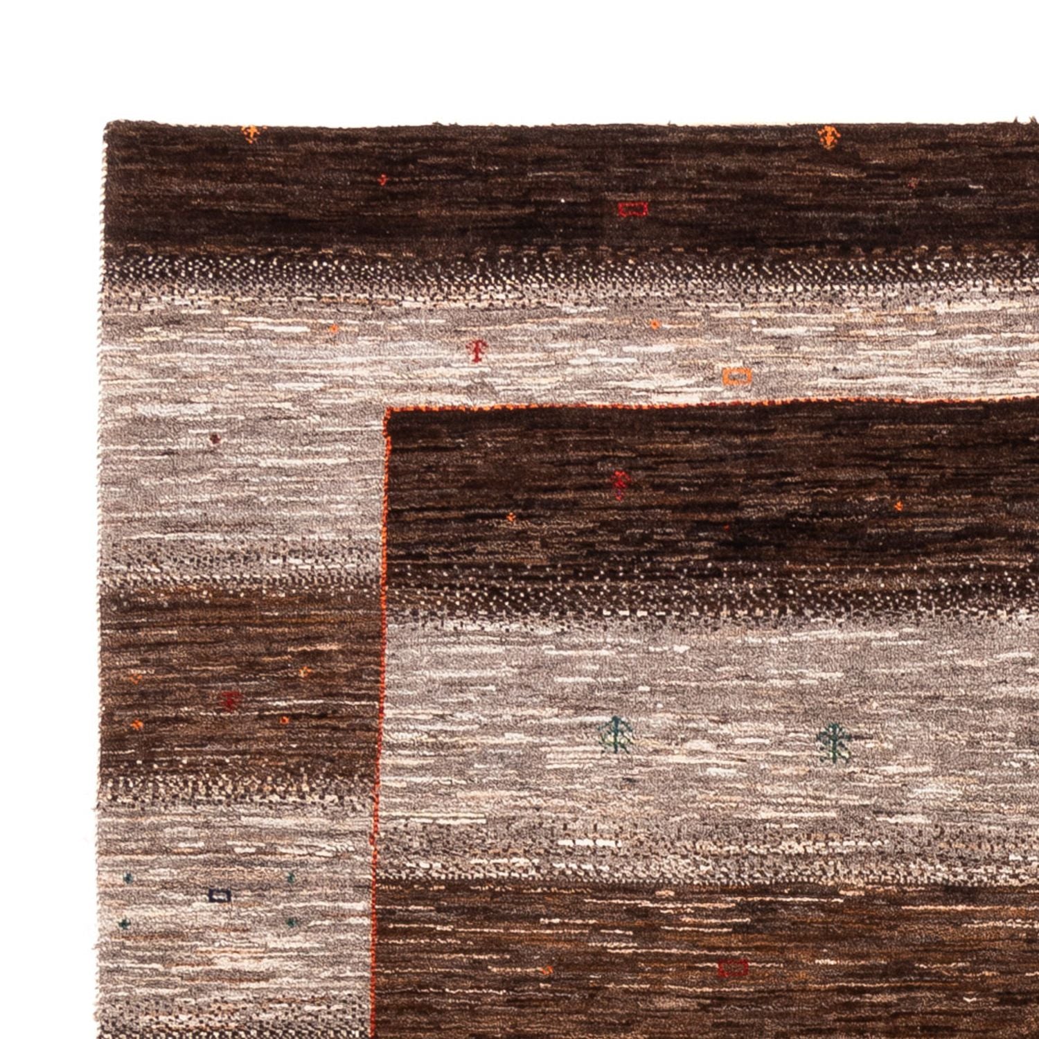 Gabbeh Tæppe - Loribaft Persisk - 238 x 174 cm - natur