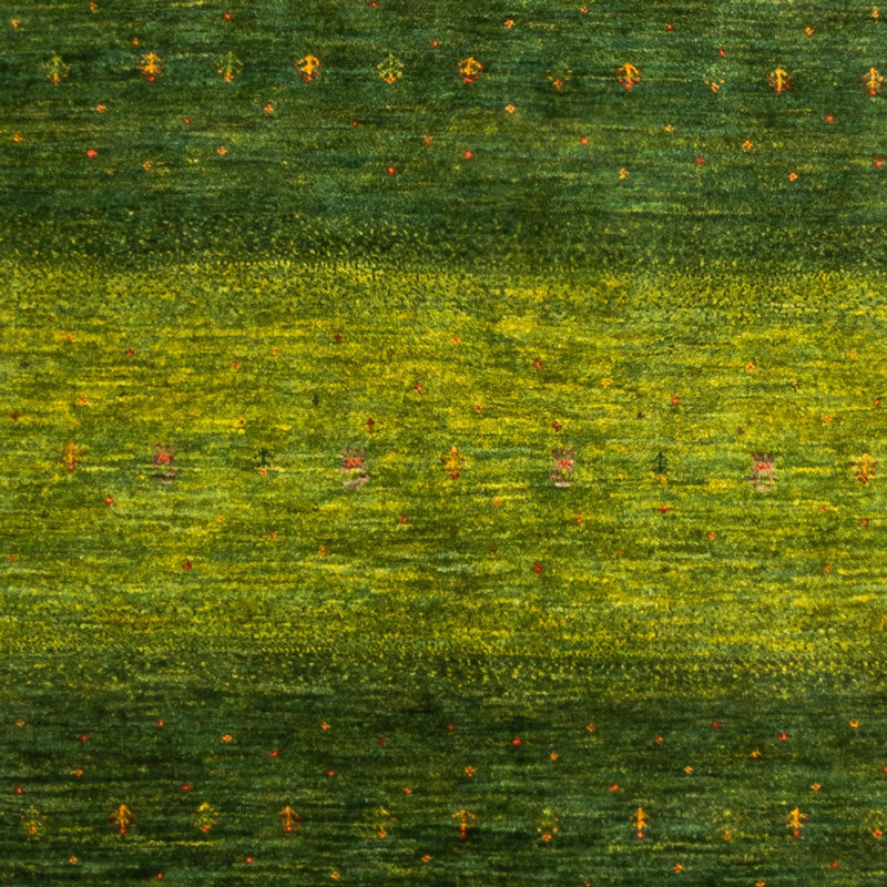 Gabbeh Tæppe - Loribaft Persisk - 238 x 172 cm - grøn