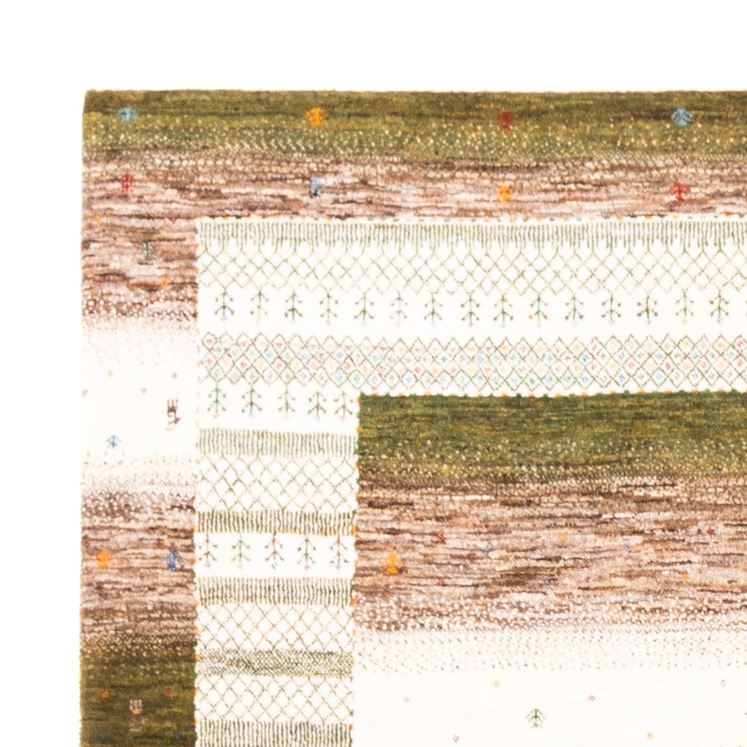 Gabbeh Tæppe - Loribaft Persisk - 239 x 172 cm - natur