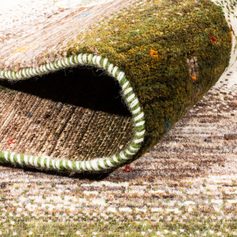 Gabbeh Tæppe - Loribaft Persisk - 239 x 172 cm - natur