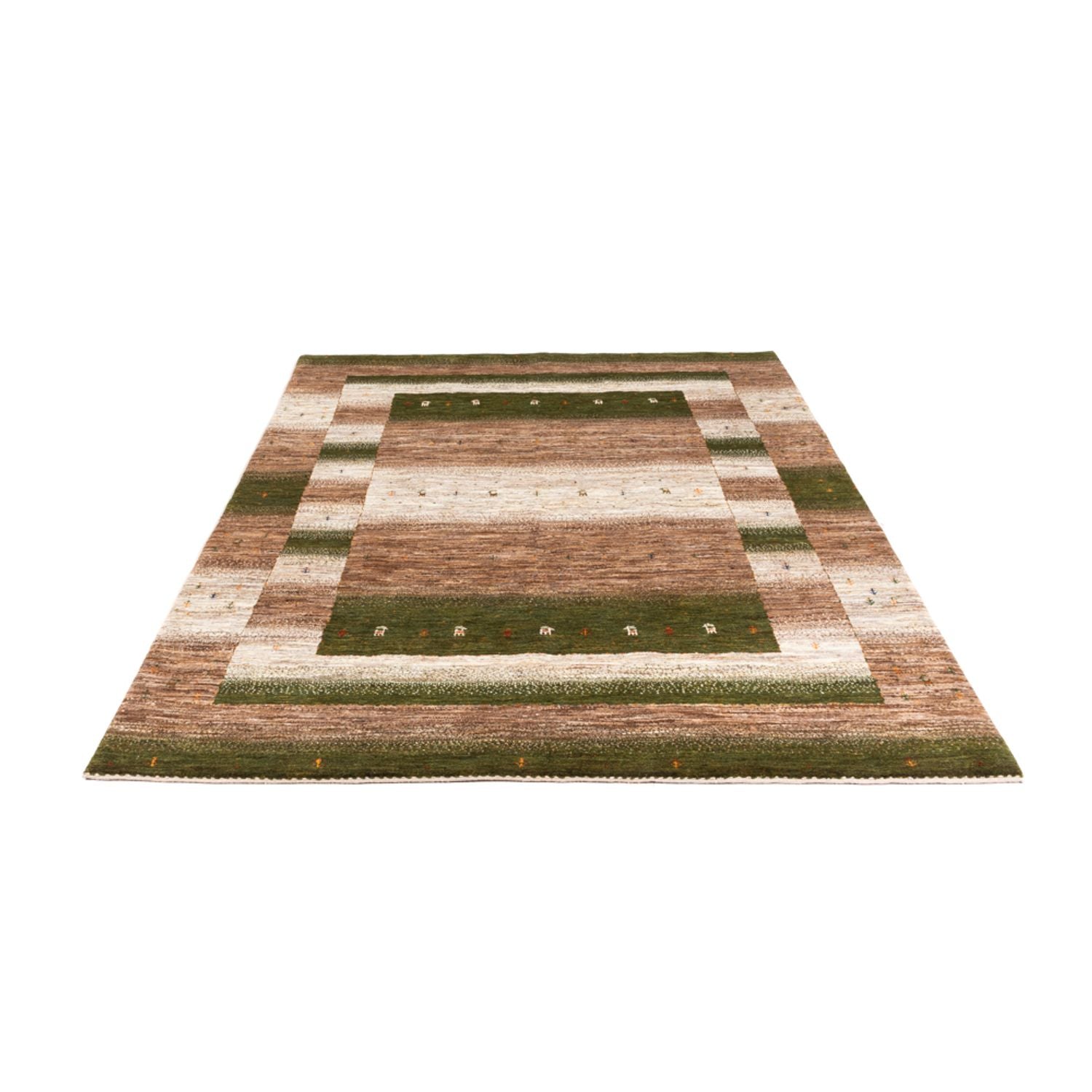 Gabbeh Tæppe - Loribaft Persisk - 237 x 171 cm - natur