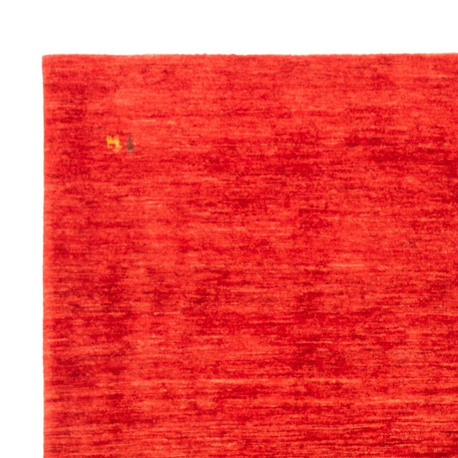 Gabbeh Tæppe - Loribaft Persisk - 223 x 174 cm - rød