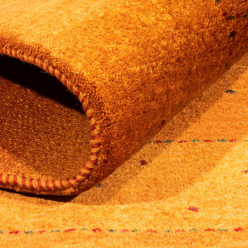 Gabbeh Tæppe - Loribaft Persisk - 160 x 110 cm - orange