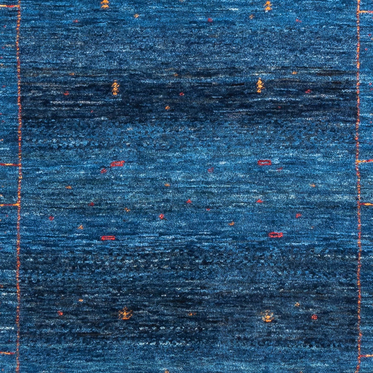 Gabbeh Tæppe - Loribaft Persisk - 174 x 120 cm - blå