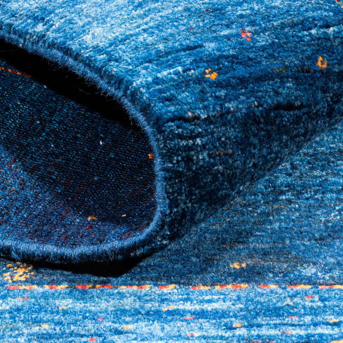 Gabbeh Tæppe - Loribaft Persisk - 174 x 120 cm - blå