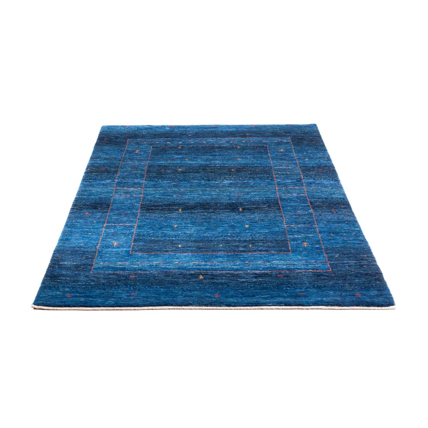 Gabbeh Tæppe - Loribaft Persisk - 174 x 120 cm - blå