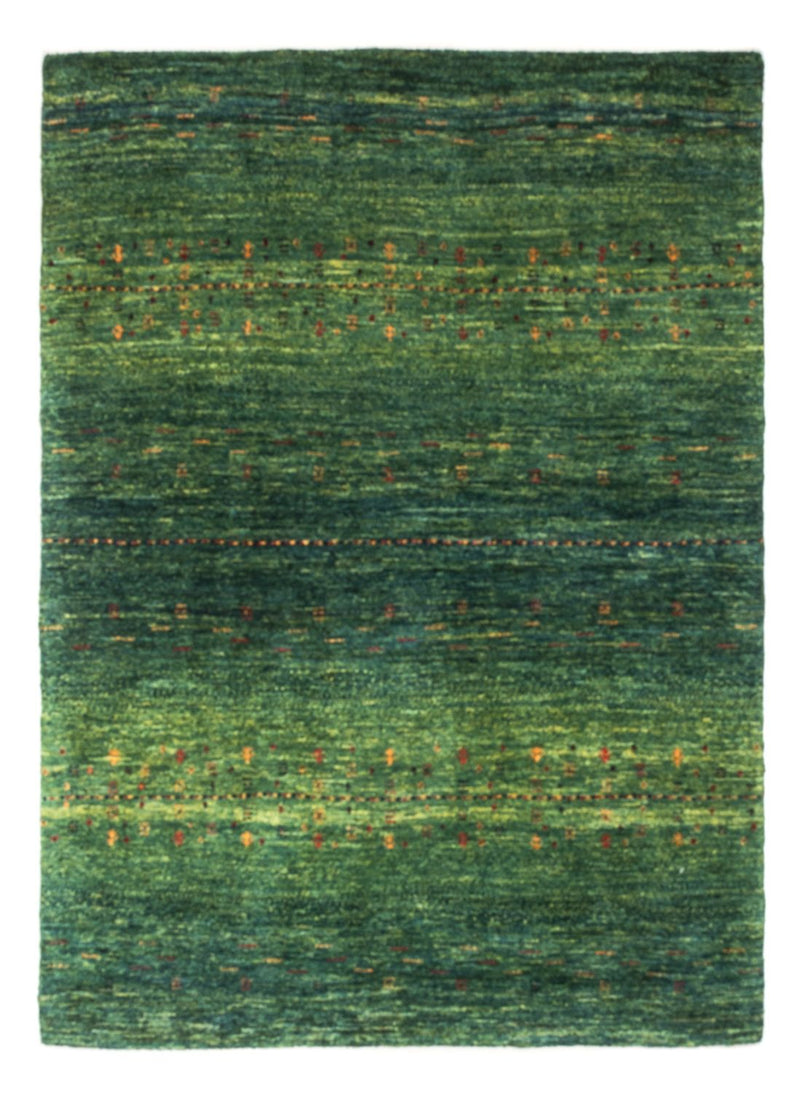 Gabbeh Tæppe - Loribaft Persisk - 139 x 99 cm - grøn