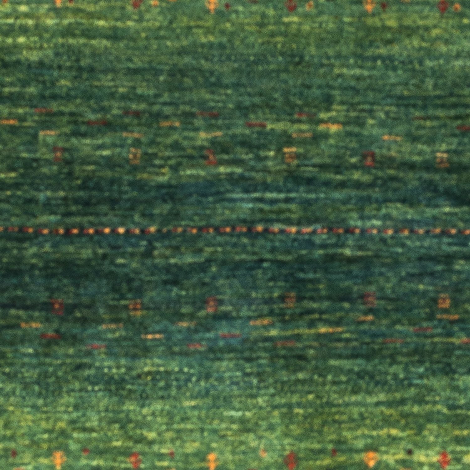 Gabbeh Tæppe - Loribaft Persisk - 139 x 99 cm - grøn