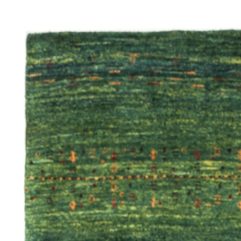 Gabbeh Tæppe - Loribaft Persisk - 139 x 99 cm - grøn