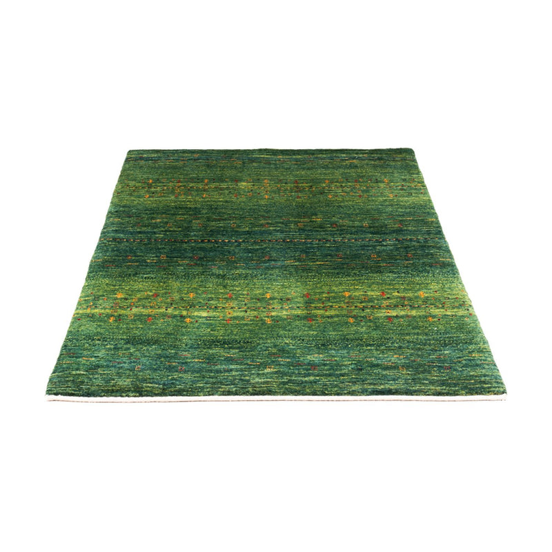 Gabbeh Tæppe - Loribaft Persisk - 139 x 99 cm - grøn