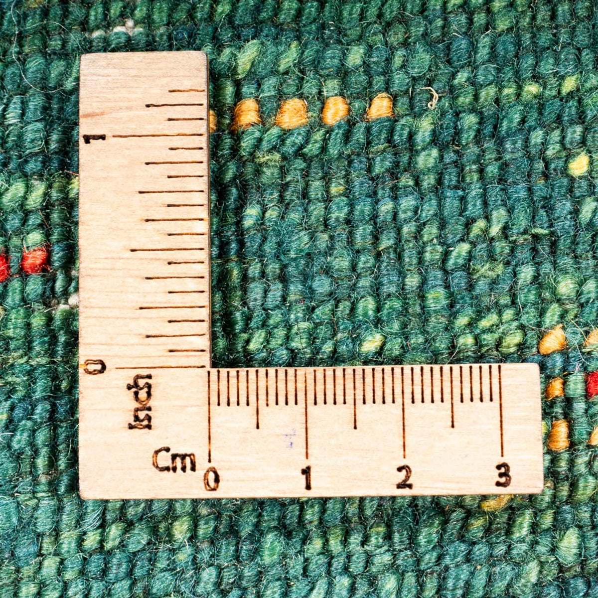 Gabbeh Tæppe - Loribaft Persisk - 139 x 99 cm - grøn