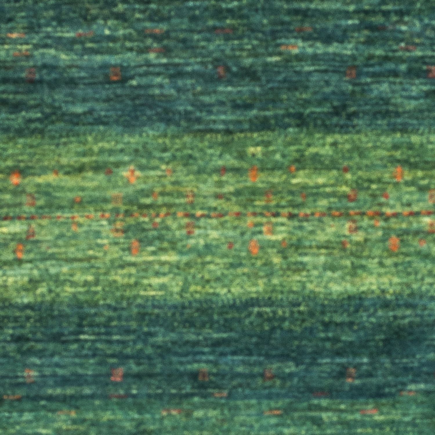 Gabbeh Tæppe - Loribaft Persisk - 152 x 107 cm - grøn