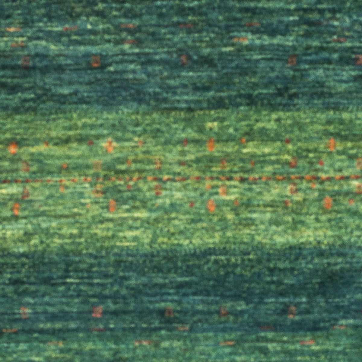 Gabbeh Tæppe - Loribaft Persisk - 152 x 107 cm - grøn