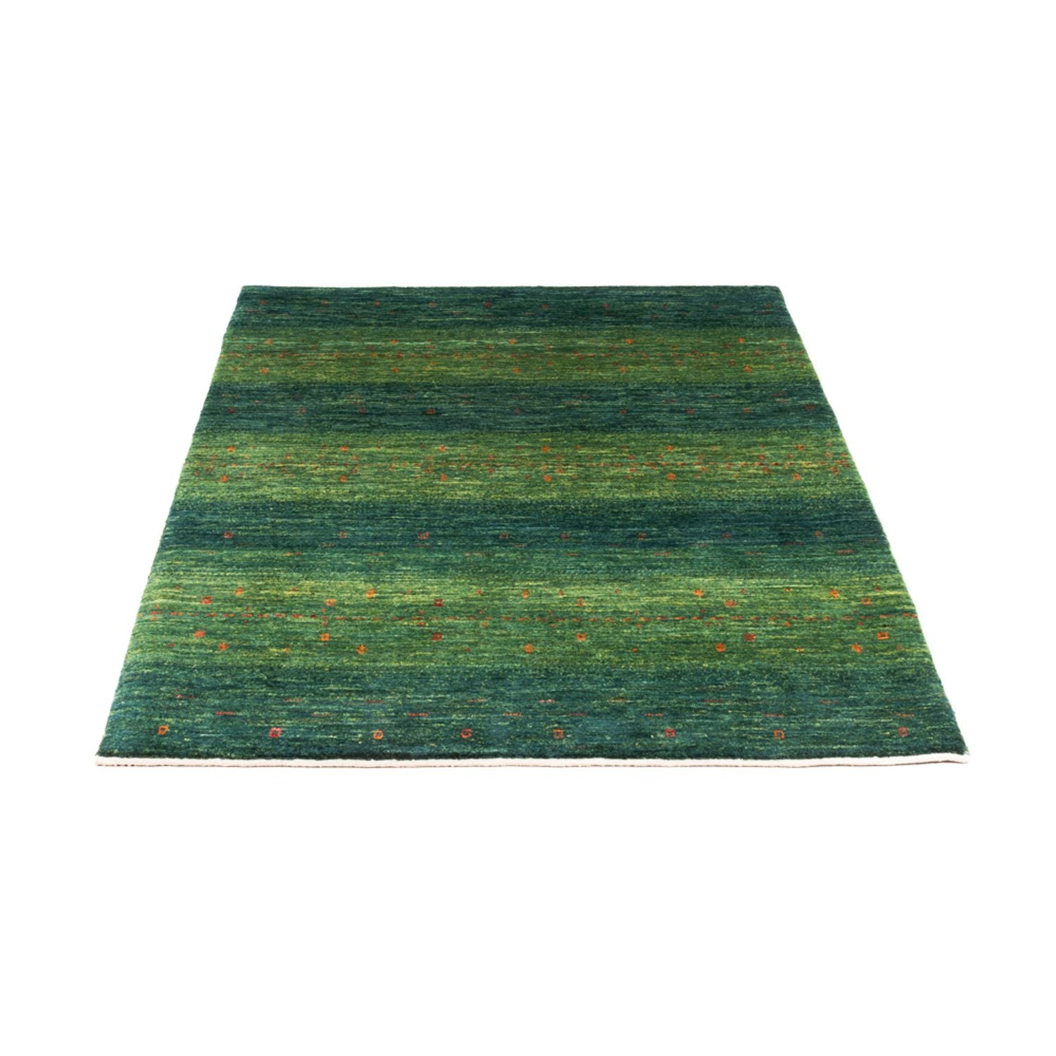 Gabbeh Tæppe - Loribaft Persisk - 152 x 107 cm - grøn