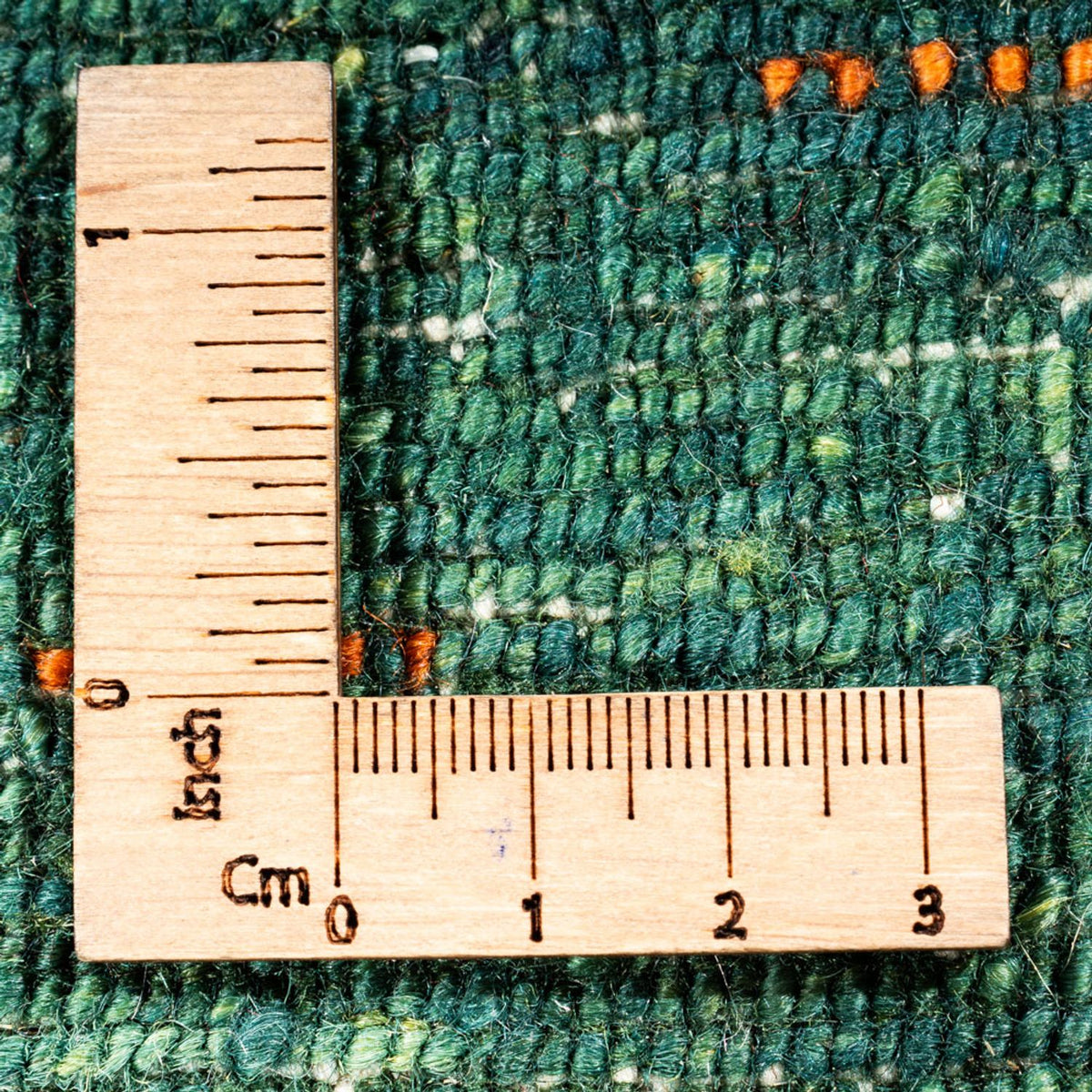 Gabbeh Tæppe - Loribaft Persisk - 152 x 107 cm - grøn