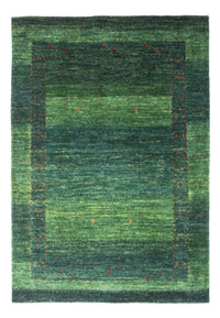 Gabbeh Tæppe - Loribaft Persisk - 146 x 98 cm - grøn