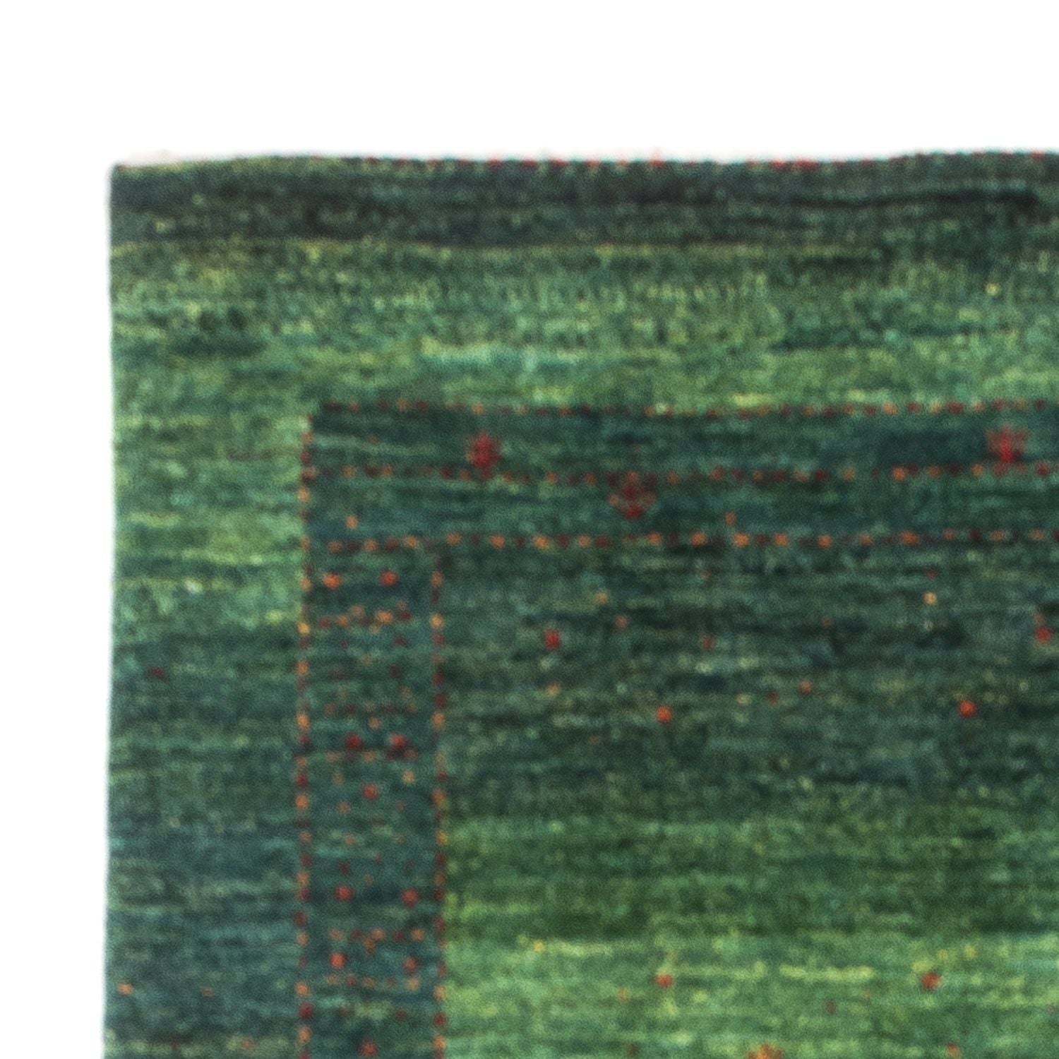 Gabbeh Tæppe - Loribaft Persisk - 146 x 98 cm - grøn