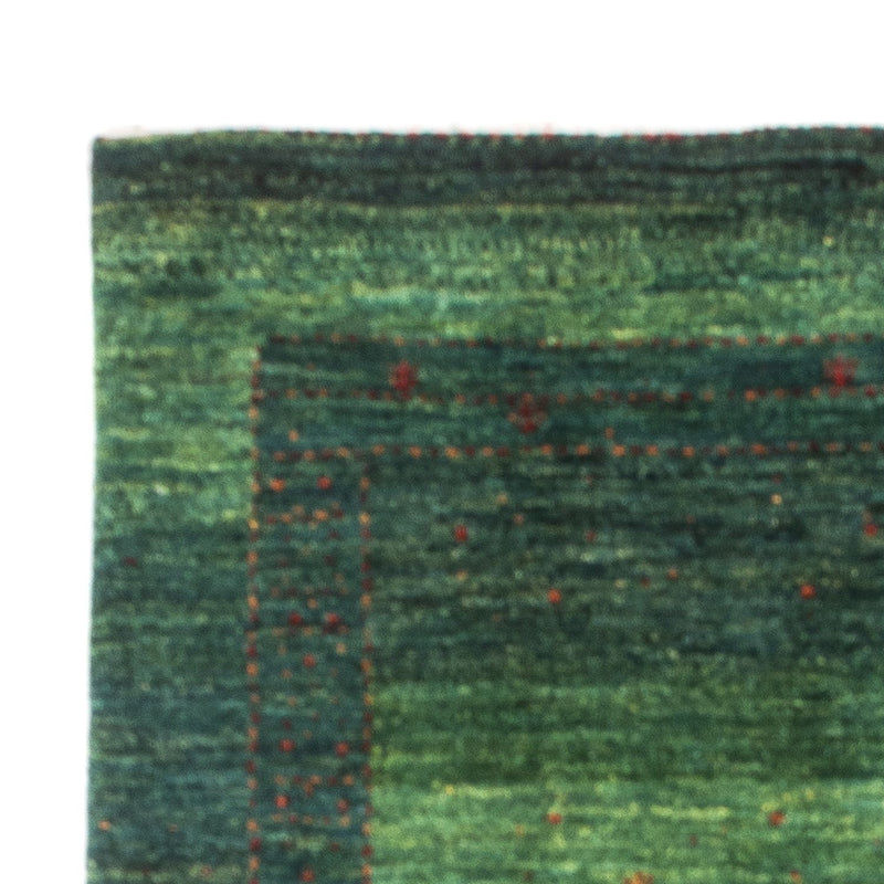 Gabbeh Tæppe - Loribaft Persisk - 146 x 98 cm - grøn