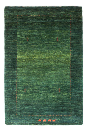 Gabbeh Tæppe - Loribaft Persisk - 148 x 97 cm - grøn