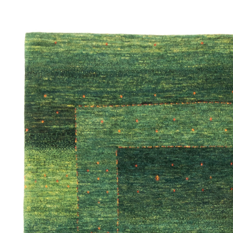 Gabbeh Tæppe - Loribaft Persisk - 241 x 162 cm - grøn