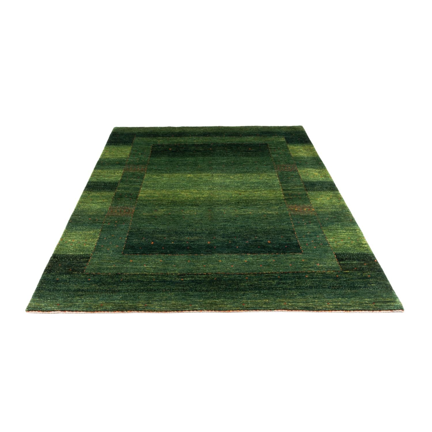 Gabbeh Tæppe - Loribaft Persisk - 241 x 162 cm - grøn