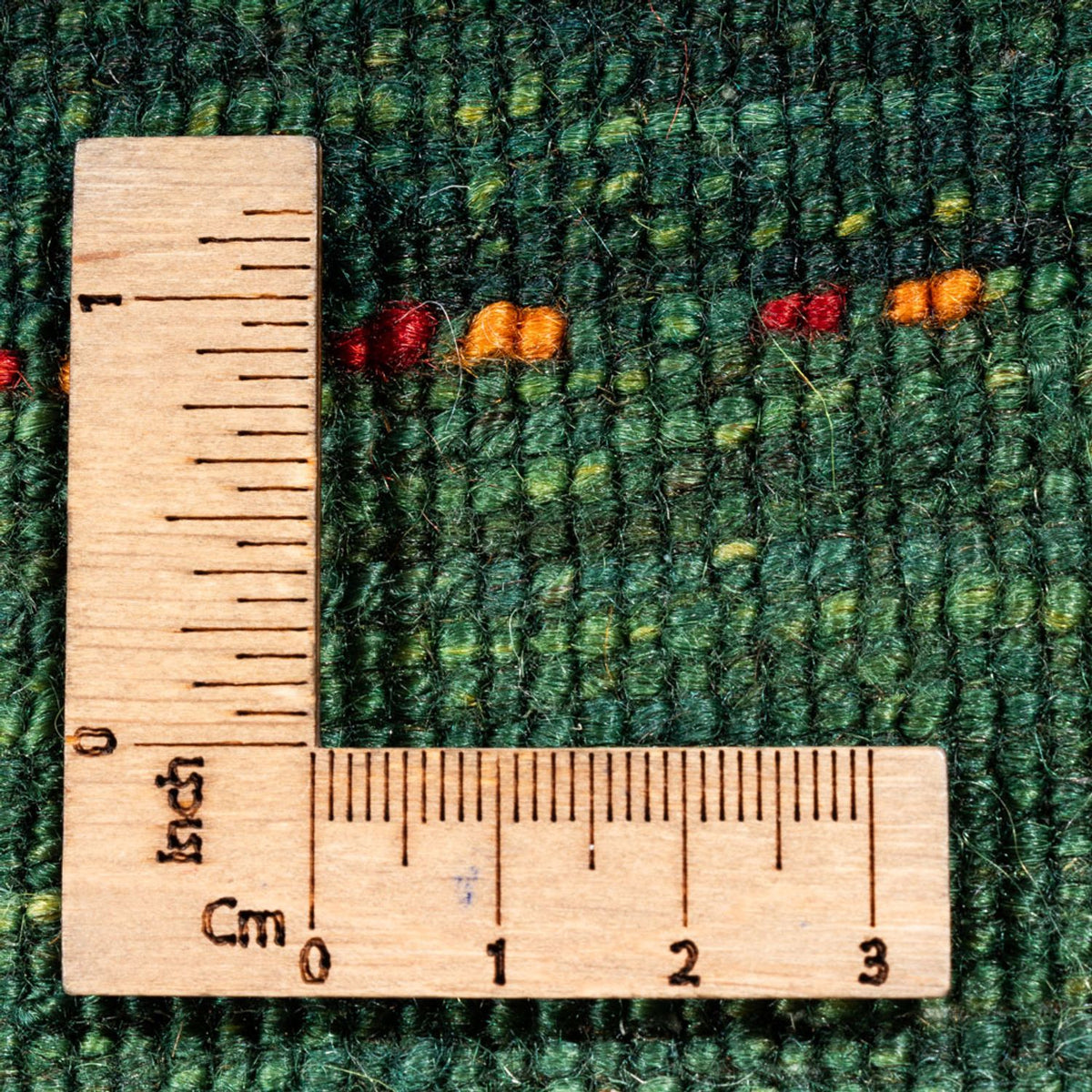 Gabbeh Tæppe - Loribaft Persisk - 241 x 162 cm - grøn