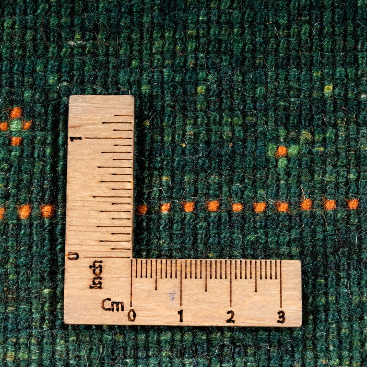 Gabbeh Tæppe - Loribaft Persisk - 170 x 110 cm - grøn